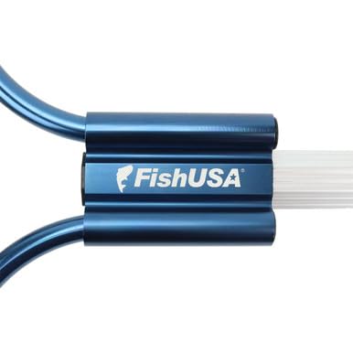 FishUSA Flagship Lite Landing Net, Variable, Silver/Blue - Image 3