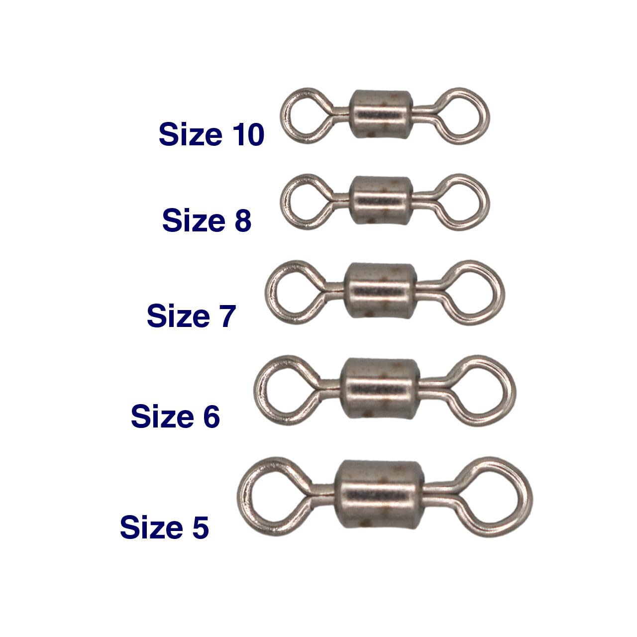 FishUSA Premium Rolling Barrel Swivel (25 Pack) - Image 3